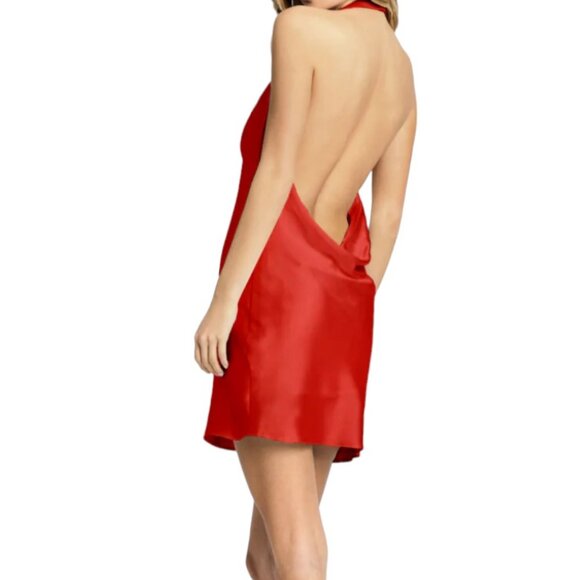 Mac Duggal Open Back Halter Dress - Picture 1 of 13